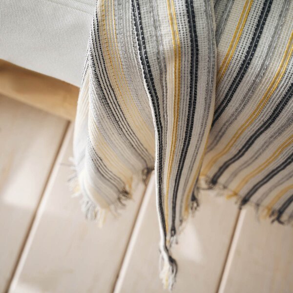 Ριχτάρι Tετραθέσιου Καναπέ (180x350) Gofis Home Clover Grey/Yellow 334/01