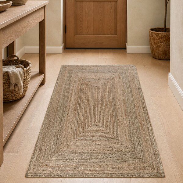 Χαλί Διαδρόμου (80x150) Pol Rugs & Mats Jute Grey Natural