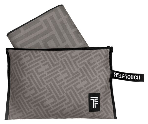 Πετσέτα Θαλάσσης Microfiber 2 Όψεων + Νεσεσέρ Παραλίας (2τμχ) Feel & Touch Motivo 08