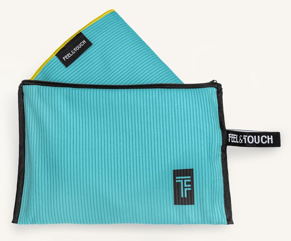 Πετσέτα Θαλάσσης Microfiber + Νεσεσέρ Παραλίας (2τμχ) Feel & Touch Surf 01