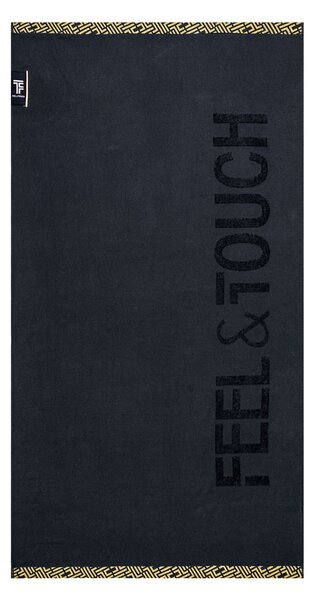 Πετσέτα Θαλάσσης (90x180) Feel & Touch Sunny Black