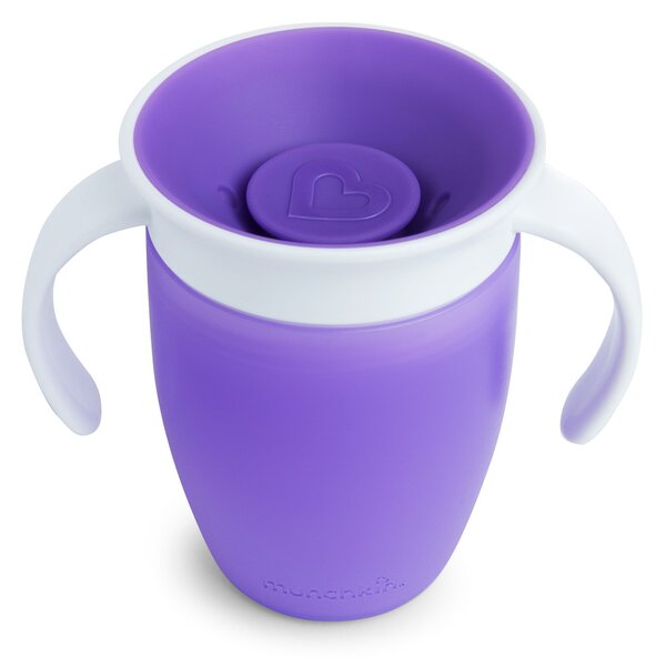 Ποτήρι Εκπαιδευτικό 207ml Munchkin Miracle 360 Purple