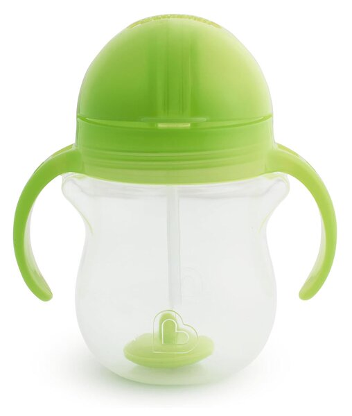 Ποτήρι Εκπαιδευτικό 207ml Με Καλαμάκι Munchkin Tip & Sip Green