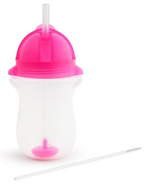 Ποτήρι Εκπαιδευτικό 296ml Με Καλαμάκι Munchkin Tip N Sip Tall Pink