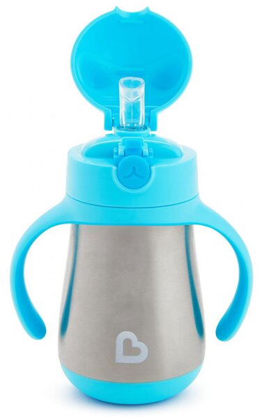 Παγούρι - Θερμός 237ml Με Καλαμάκι Munchkin Cool Cat Blue