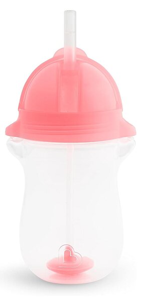 Ποτήρι Εκπαιδευτικό 296ml Με Καλαμάκι Munchkin Tip N Sip Tall Pink