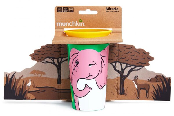 Ποτήρι Εκπαιδευτικό 266ml Munchkin Miracle Sippy Cup Elephant
