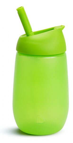 Παγούρι 296ml Με Καλαμάκι Munchkin Simple Clean Straw Cup Green