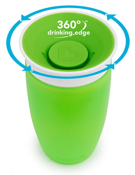 Ποτήρι Εκπαιδευτικό 296ml Munchkin Miracle Sippy Cup Green