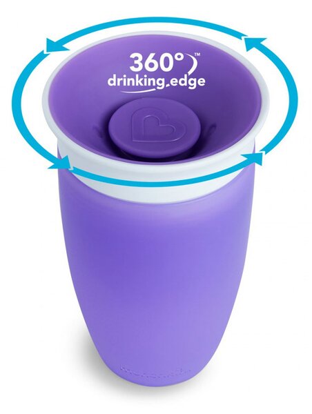 Ποτήρι Εκπαιδευτικό 296ml Munchkin Miracle Sippy Cup Purple