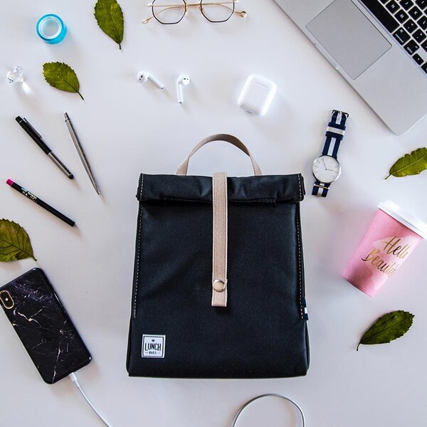Ισοθερμική Τσάντα Φαγητού 5lt The Lunch Bags Original Black