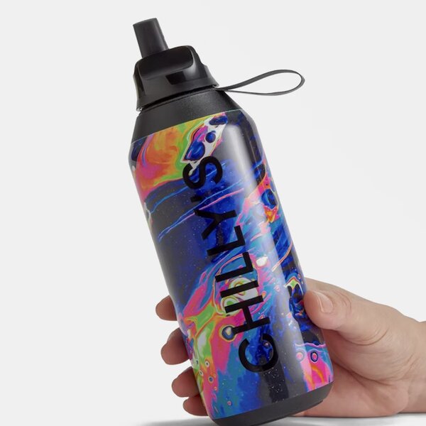 Μπουκάλι Θερμός 500ml Chilly's Series 2 Flip Neon Galaxy
