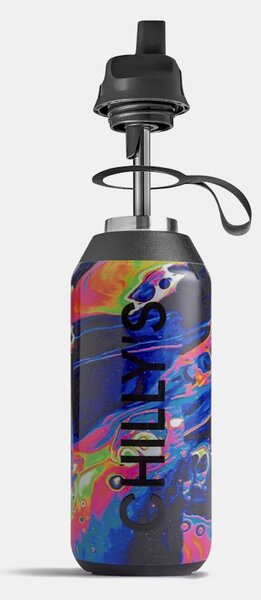 Μπουκάλι Θερμός 500ml Chilly's Series 2 Flip Neon Galaxy