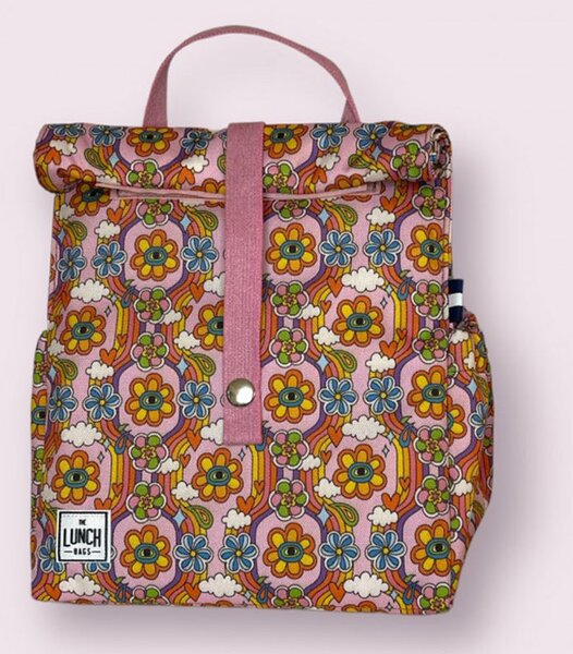 Ισοθερμική Τσάντα Φαγητού 5lt The Lunch Bags Original 2.0 Flowers