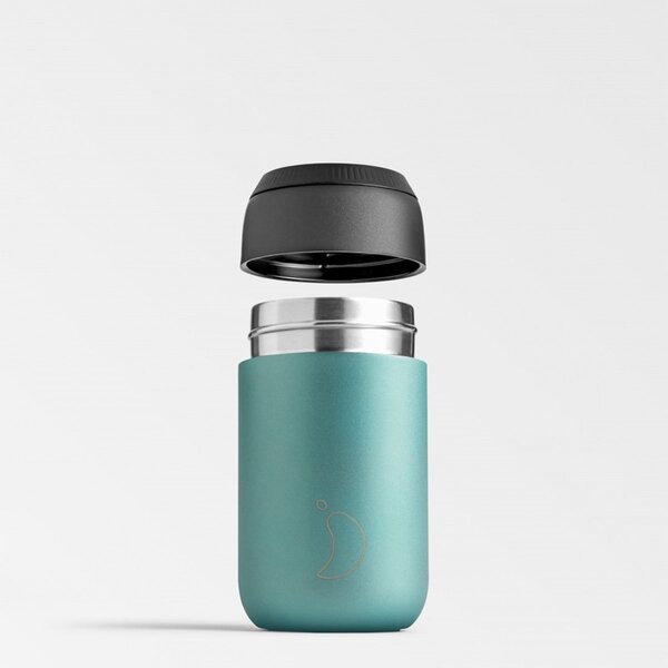 Ποτήρι Θερμός 340ml Chilly's Series 2 Cup Metallic Atlantis