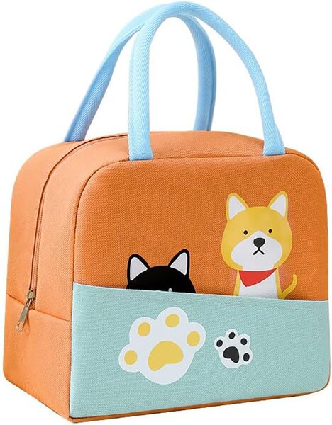 Ισοθερμική Τσάντα Φαγητού 7lt Amber 3009-3 Orange Dogs 3D