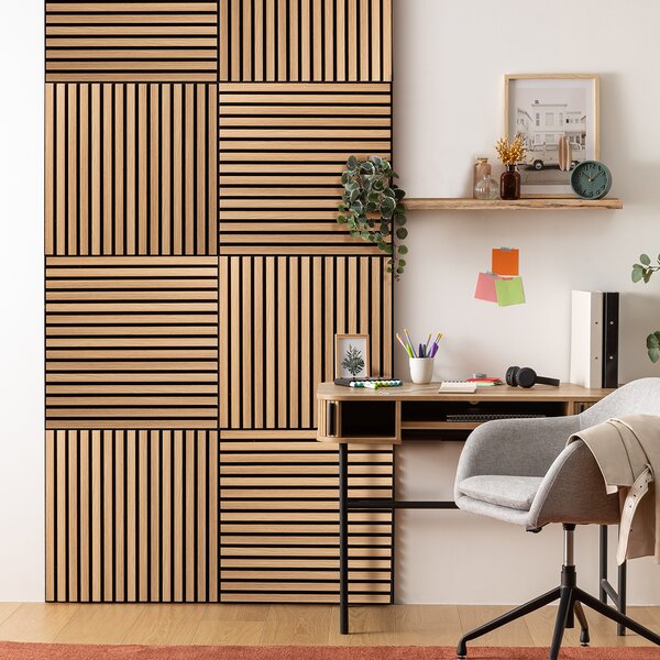 3D Πάνελ Τοίχου Ξύλινο (60x60) A-S Colva L.Wood 210403