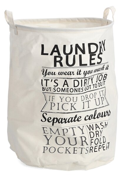 Καλάθι Απλύτων (Φ38x48) Z-L Laundry Rules 14260