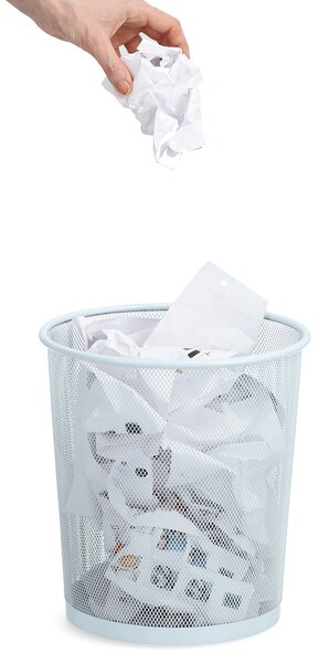 Καλάθι Απορριμμάτων (Φ26x28) Z-L White 17716