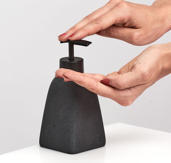 Dispenser Μπάνιου 220ml (7x7x15.7) Z-L Dark Stone 18891