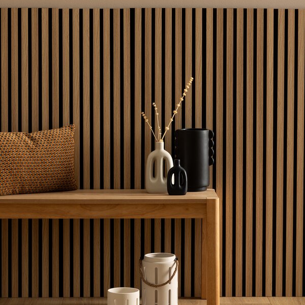 3D Πάνελ Τοίχου Ξύλινο (120x60) A-S Colva L.Wood 210402