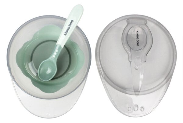 Φαγητοδοχείο & Κουτάλι 250ml Kikka Boo Mint