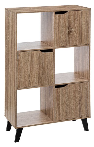 Βιβλιοθήκη Δαπέδου 6 Θέσεων Με Ντουλάπια (67.6x32.5x113.3) F-V Mix N' Modul Ceda 181384