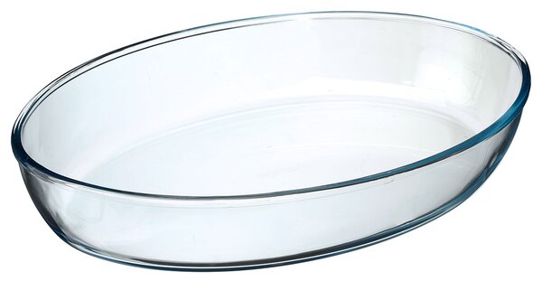 Πυρίμαχο Σκεύος Οβάλ (35x24.5x6.4) F-V Glass Dish 59074