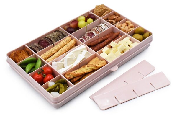 Φαγητοδοχείο Με Χωρίσματα Melii Box XL Pink 19100
