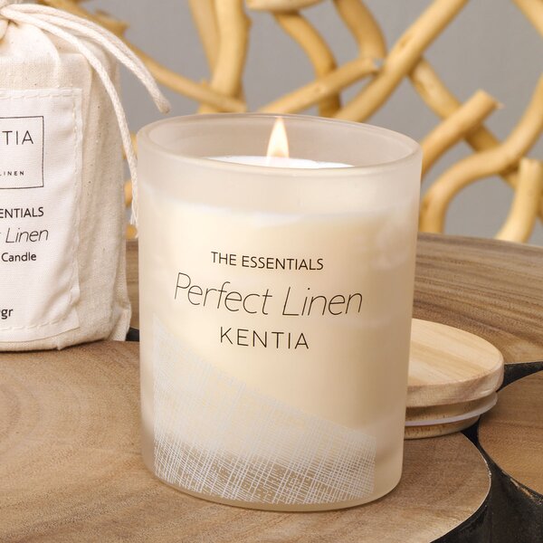 Κερί Αρωματικό 160gr Kentia Sense 25 Perfect Linen