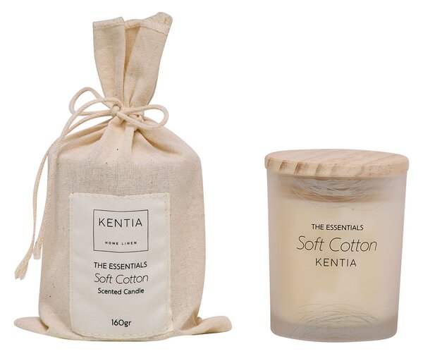 Κερί Αρωματικό 160gr Kentia Sense 25 Soft Cotton