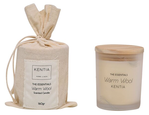 Κερί Αρωματικό 160gr Kentia Sense 25 Warm Wool
