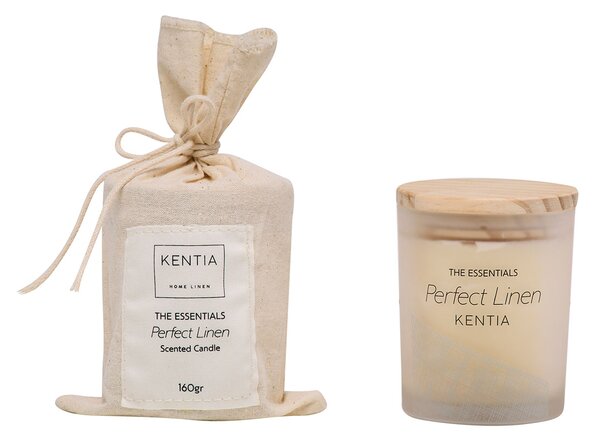 Κερί Αρωματικό 160gr Kentia Sense 25 Perfect Linen