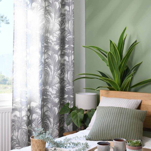 Κουρτίνα (135x250) Με Τρουκς S-F Comores Grey R6A117001