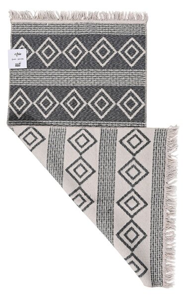 Χαλί Διαδρόμου 2 Όψεων (60x110) Polcarpet Aria Artkilim 22293 D.Grey