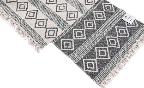 Χαλί Διαδρόμου 2 Όψεων (60x110) Polcarpet Aria Artkilim 22293 D.Grey