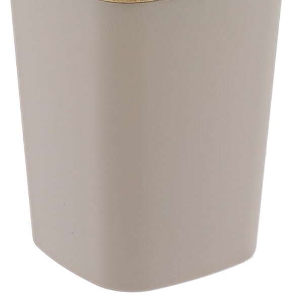 Ποτηροθήκη Μπάνιου (7.5x7.5x10.5) T-D Rubber Beige 63110161