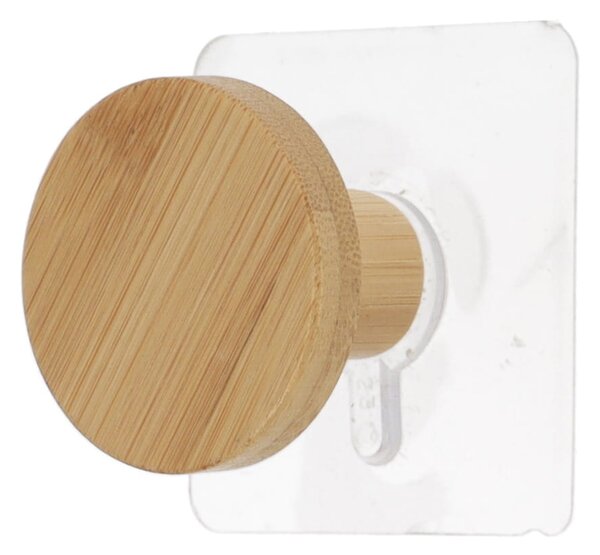 Κρεμαστράκι Αυτοκόλλητο (Φ4.5x4) T-D Rack Bamboo 91040195