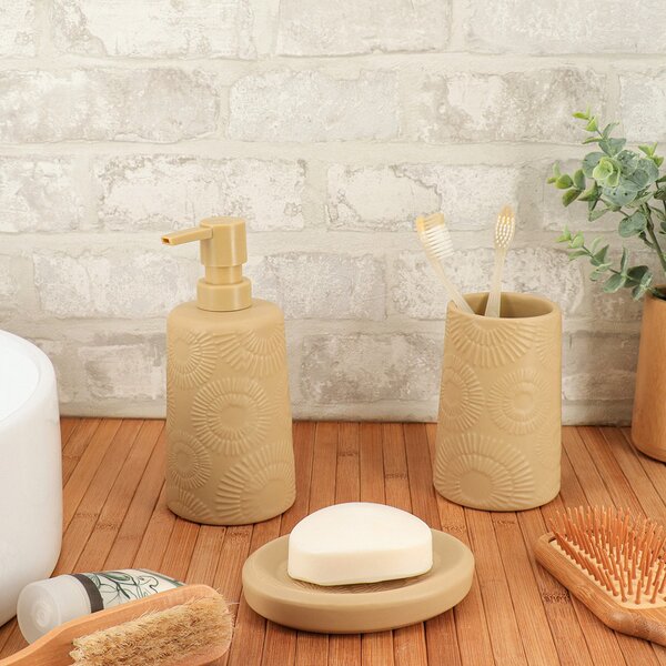 Dispenser Μπάνιου 430ml (Φ9x18) T-D Ethnic Spirals 62208161