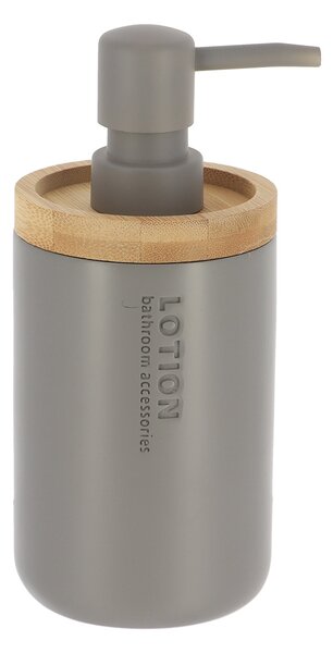Dispenser Μπάνιου 280ml (Φ7.5x17) T-D D.Grey/Bamboo 62101260