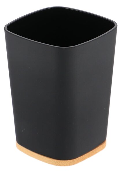 Ποτηροθήκη Μπάνιου (7.5x7.5x10.5) T-D Rubber Black 61110103