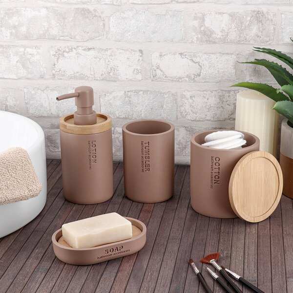 Βαμβακοθήκη (Φ9.5x11) T-D Cappuccino/Bamboo 67101166