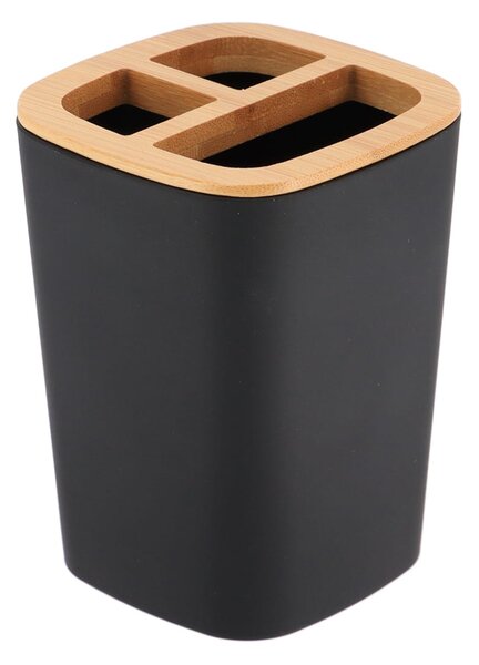 Ποτηροθήκη Μπάνιου (7.5x7.5x10.5) T-D Rubber Black 63110103
