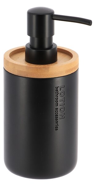 Dispenser Μπάνιου 280ml (Φ7.5x17) T-D Black/Bamboo 62101237