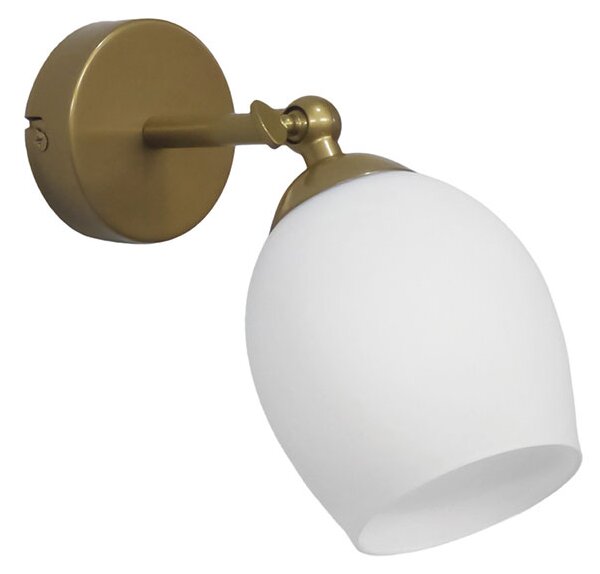 Απλίκα Τοίχου Heronia Bull Gold/White 01-0379