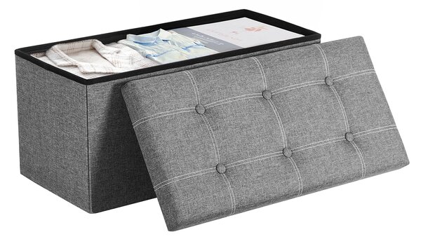 Ταμπουρέ Με Αποθηκευτικό Χώρο (76x38x38) Songmics LSF001G02