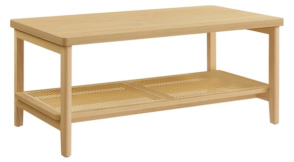 Τραπέζι Σαλονιού Με Ράφι (100x55x45) Vasagle LCT240Y57