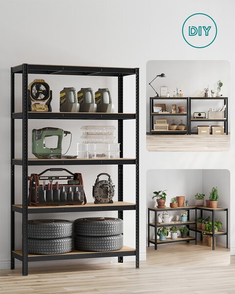 Μεταλλική Ραφιέρα Δαπέδου 5 Θέσεων (120x60x200) Songmics GLR060B01