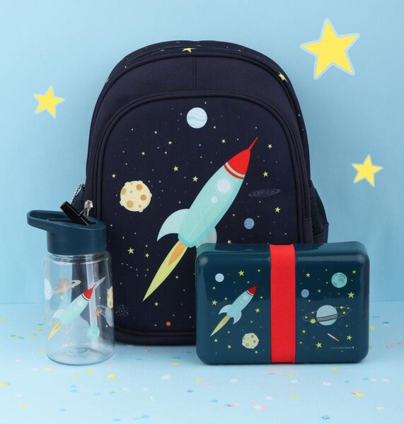 Παγούρι 450ml Με Καλαμάκι Α Little Lovely Company Space DBSPBU08