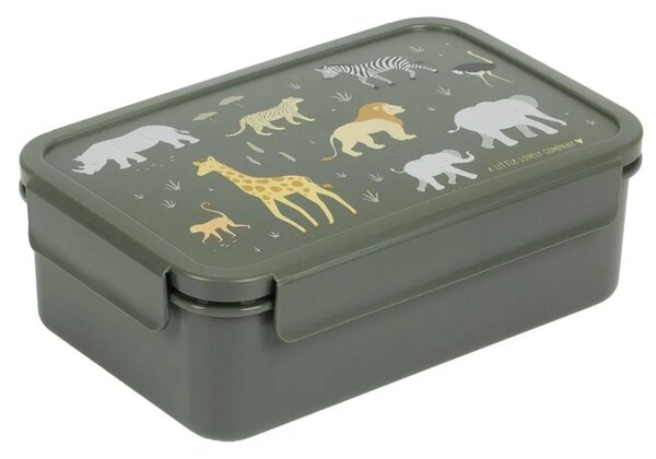 Φαγητοδοχείο Με Χωρίσματα 1.2lt (22x14.5x7) Α Little Lovely Company Savanna BBSAGR65
